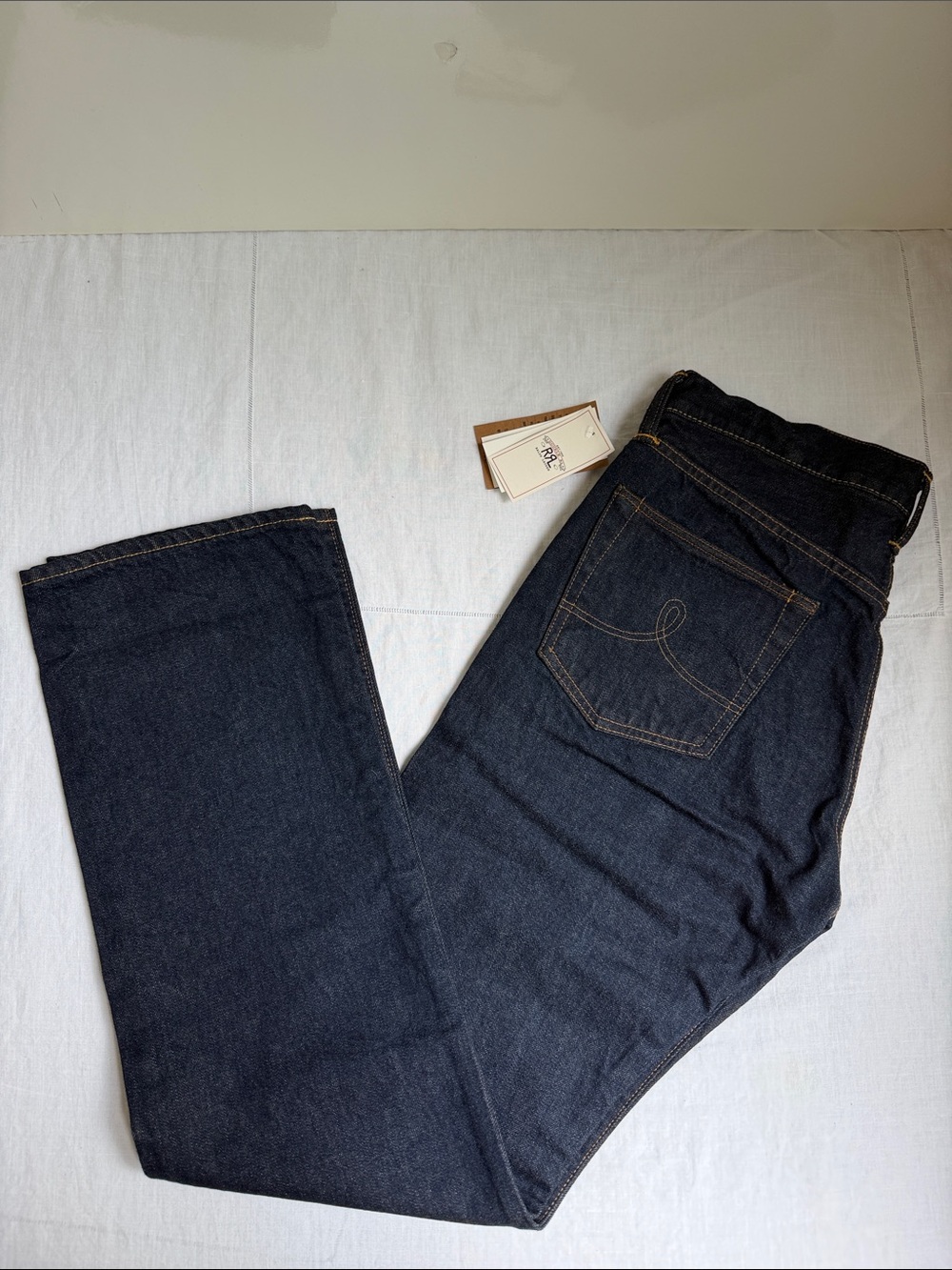 NWT New RRL Ralph Lauren Straight Leg SELVEDGE JEAN - EAST WEST size 32 x 32 - Picture 5 of 10